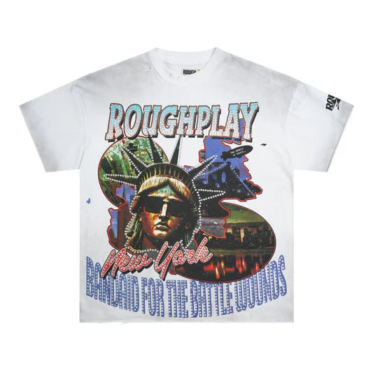 T-shirt blanc RoughPlay New York