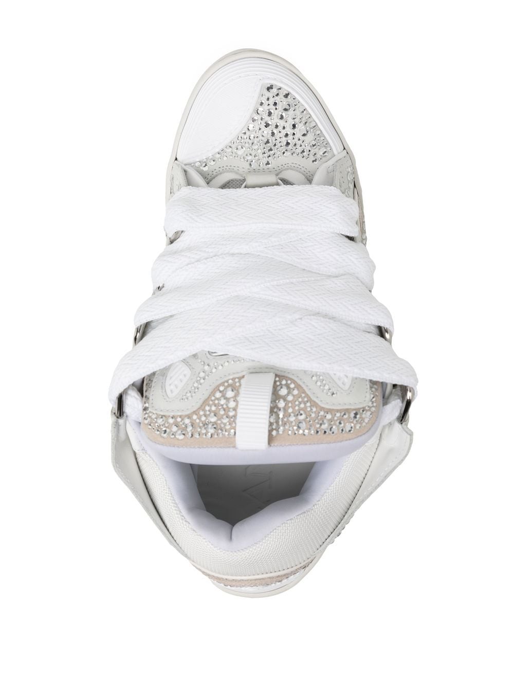 Sneakers Lanvin Curb rehaussées de strass (Rhinestones)