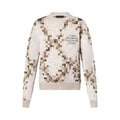 Louis Vuitton Sweater Red Cotton Snakeskin Jacquard Pattern