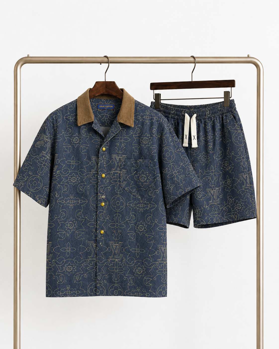 ensemble en denim Louis Vuitton