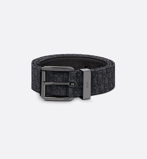 ceinture Dior en jacquard Micro Dior Oblique noir