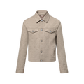 veste à Monogram embossé en denim Louis Vuitton