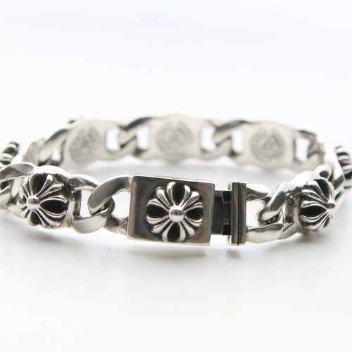 bracelet Chrome Hearts fabriqué en argent sterling
