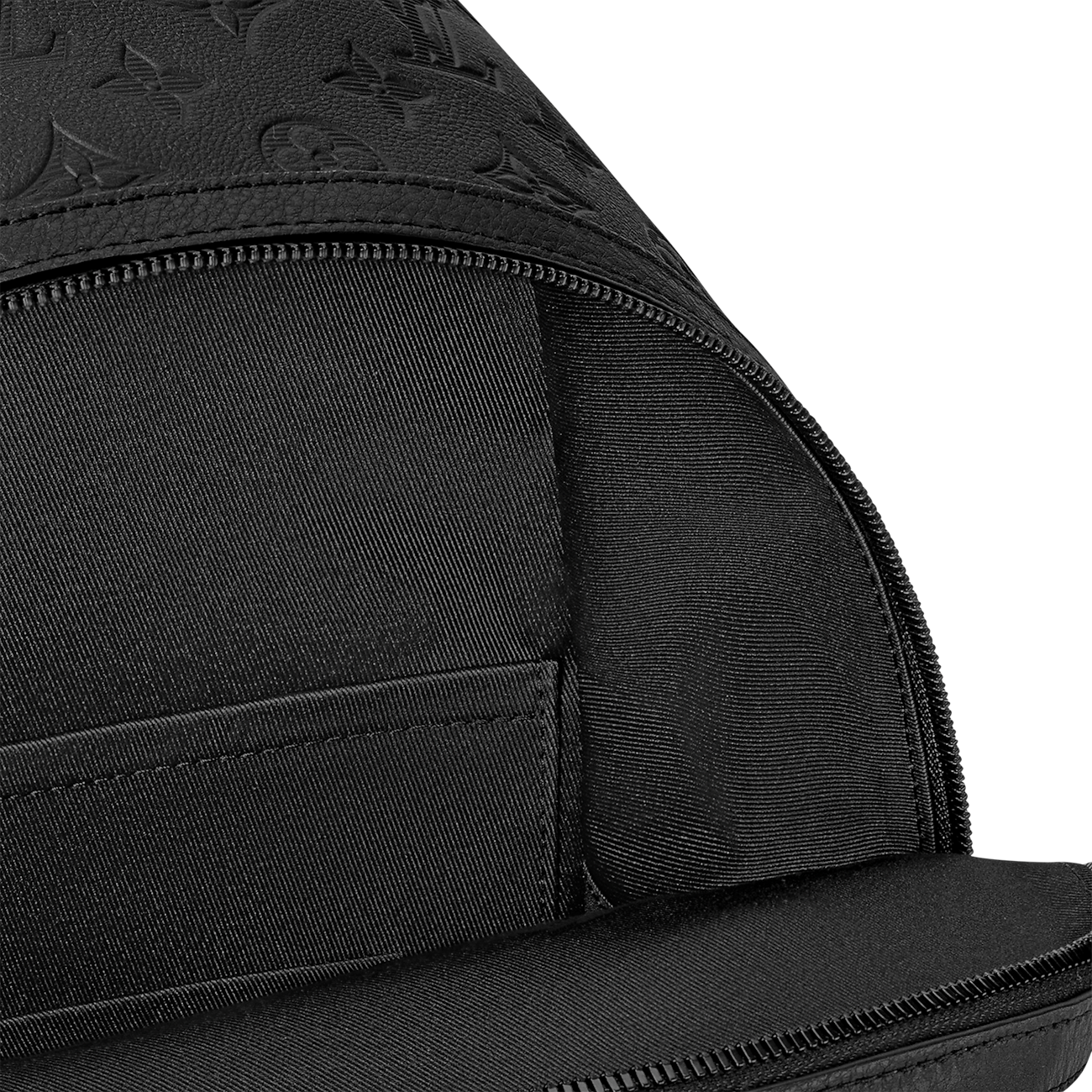 sac à dos Louis Vuitton Discovery confectionné en cuir de veau noir souple