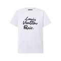 Tee-shirt à signature effet néon Louis Vuitton.