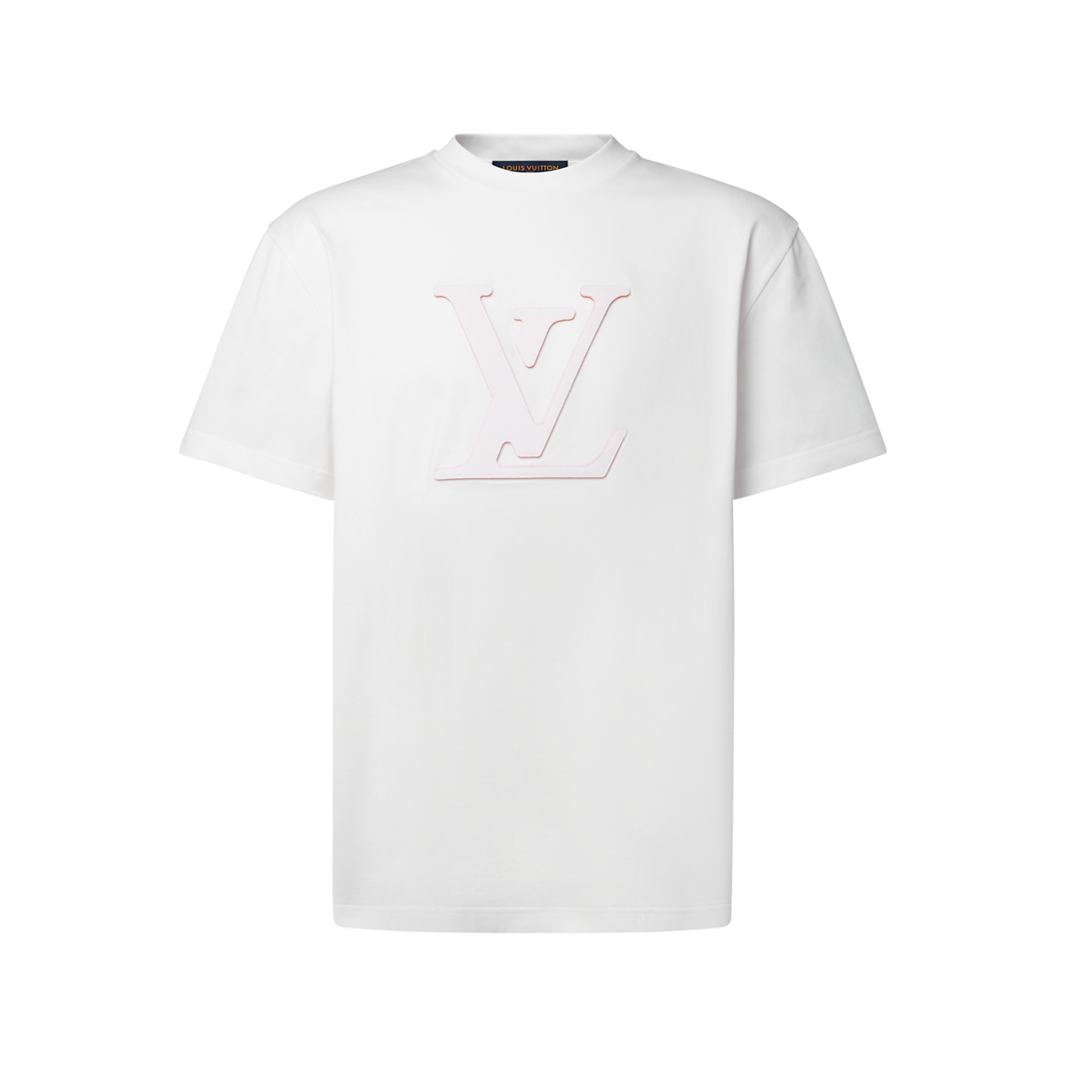 Tee-shirt « Laser Cut Signature » Louis Vuitton se distingue par ses finitions soignées et ses détails techniques haut de gamme :
