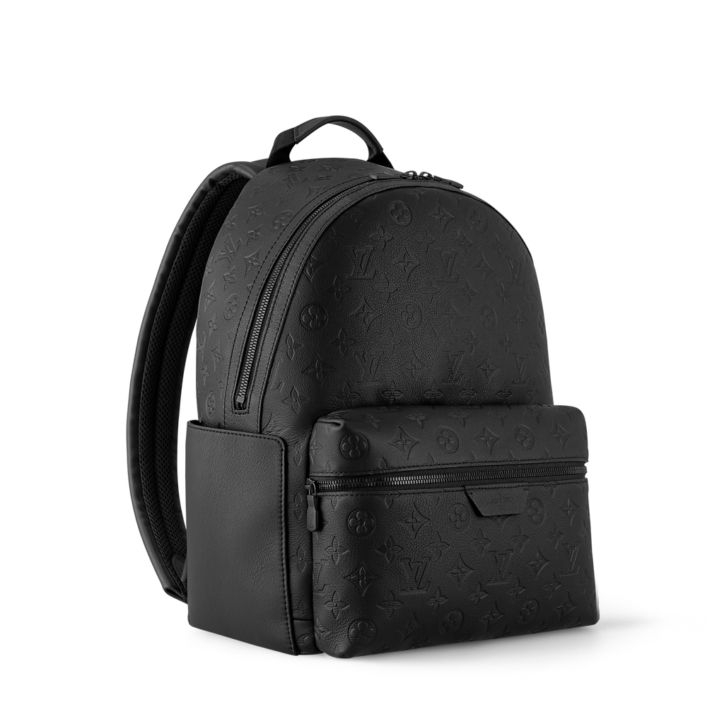 sac à dos Louis Vuitton Discovery confectionné en cuir de veau noir souple