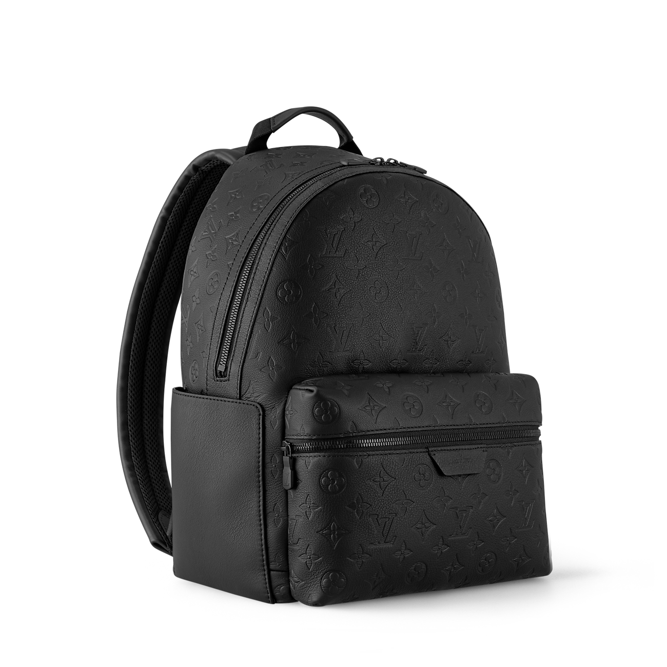sac à dos Louis Vuitton Discovery confectionné en cuir de veau noir souple