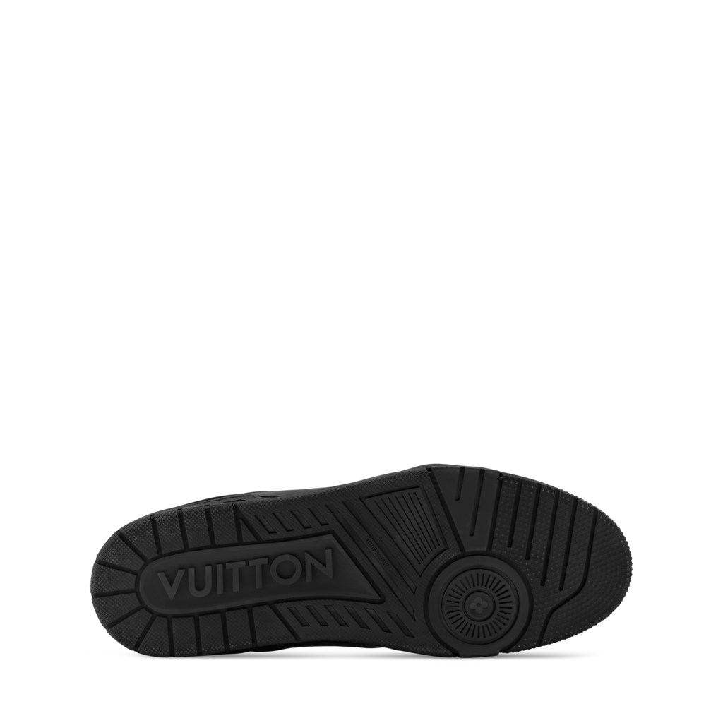 Sneaker LV Trainer, un modèle emblématique de la maison Louis Vuitton.