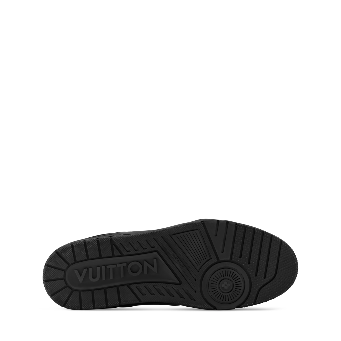 Sneaker LV Trainer, un modèle emblématique de la maison Louis Vuitton.