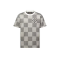 Pull ras du cou à manches courtes Louis Vuitton Damier Jacquard