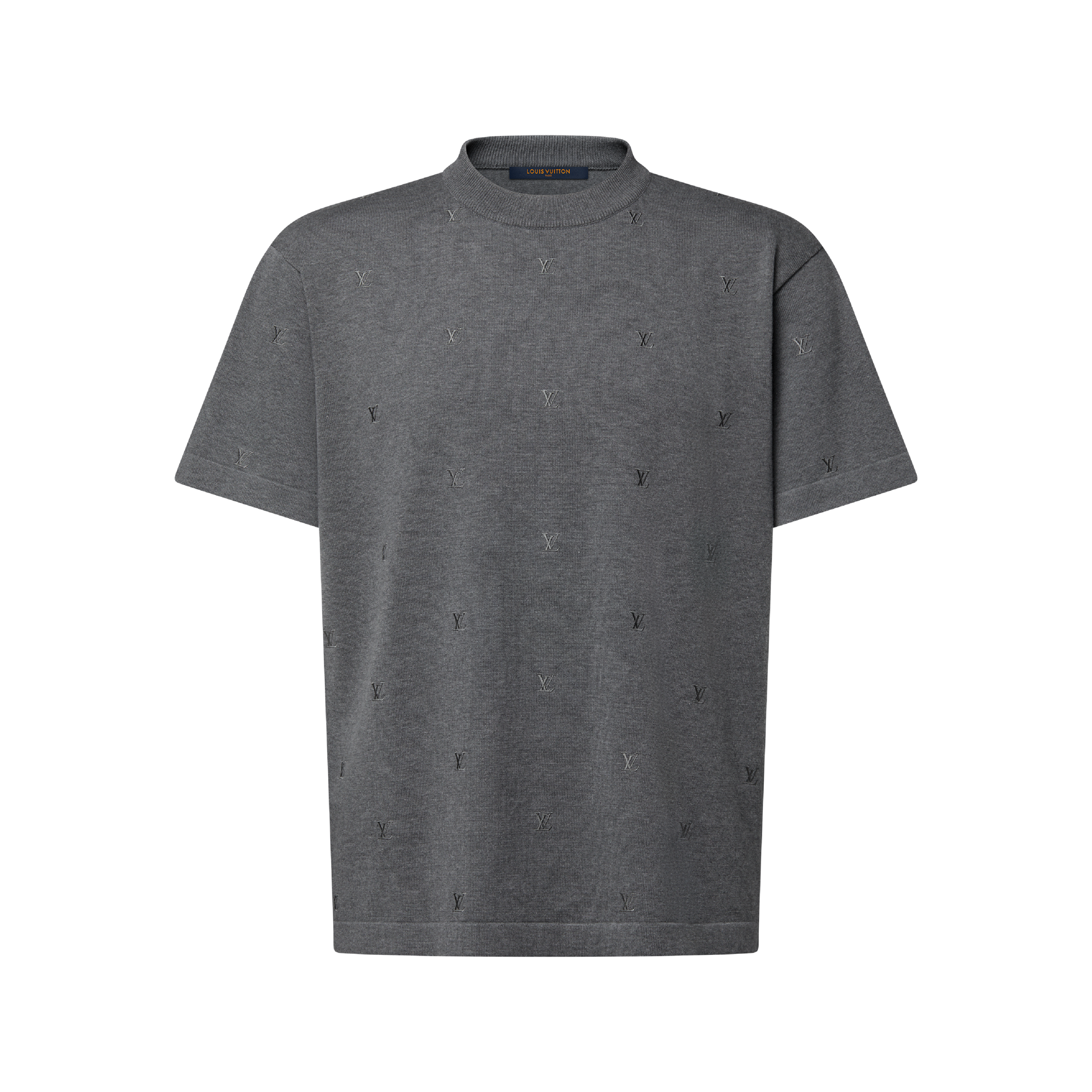 t-shirt à manches courtes brodé LV Blason de chez Louis Vuitton