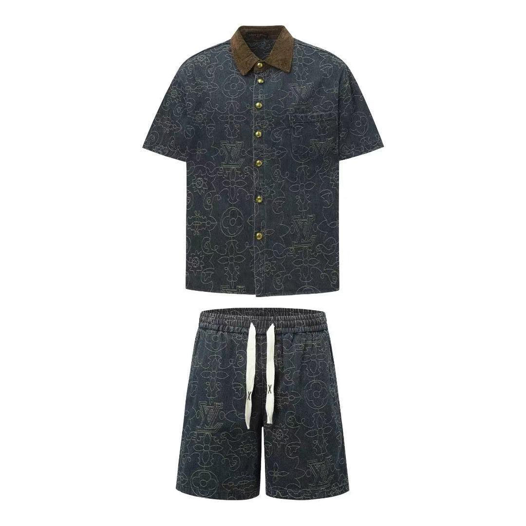 ensemble en denim Louis Vuitton