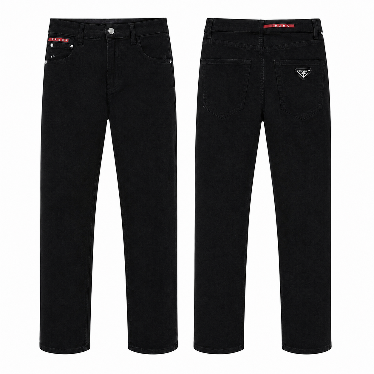 jeans noirs Prada
