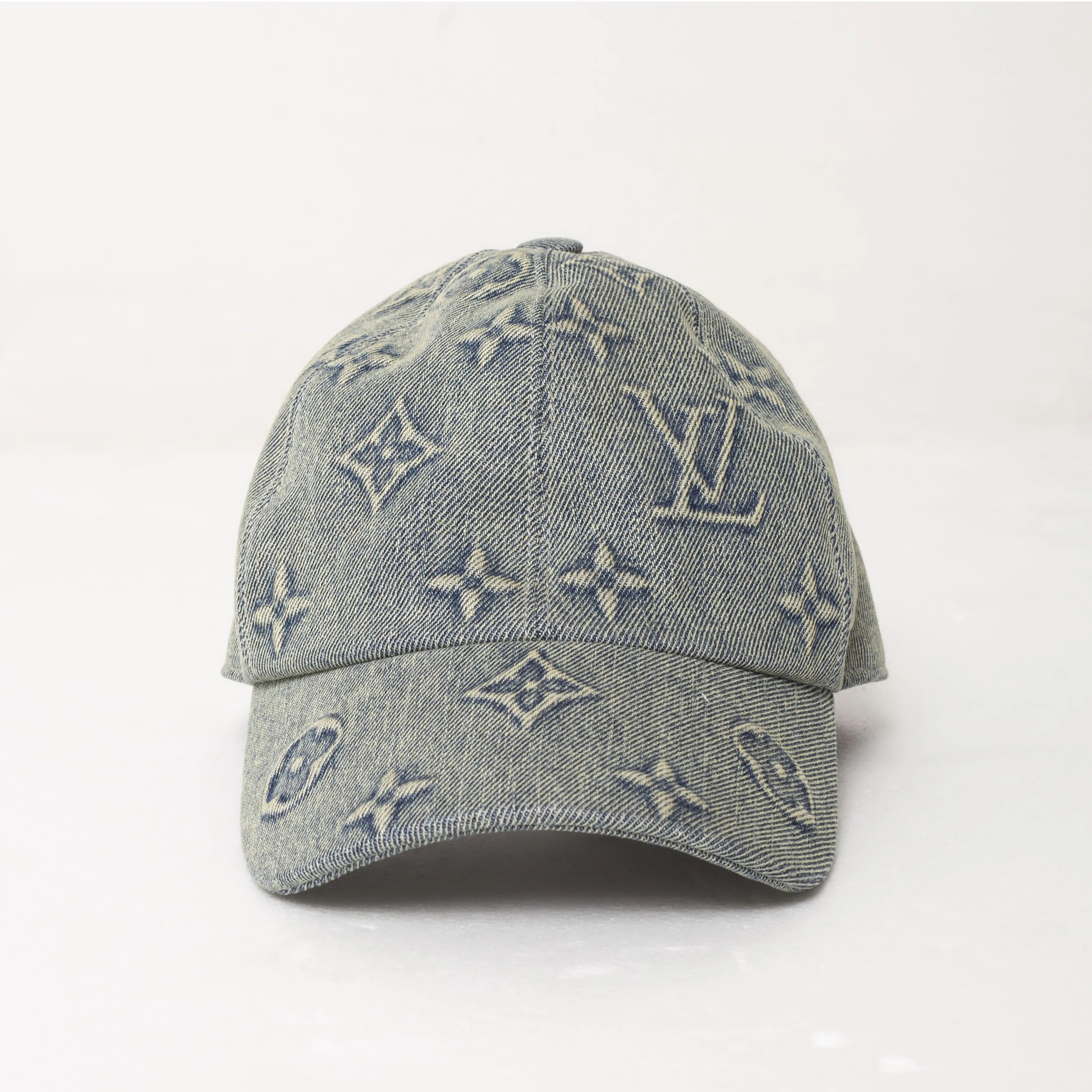 Louis Vuitton Casquette Monogram Denim Délavé Bleu Denim