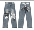 jean en denim de la marque de luxe Chrome Hearts
