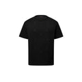 t-shirt noir à manches courtes de la marque Louis Vuitton doté d'un motif discret de type LV Blason ou jacquard ton sur ton