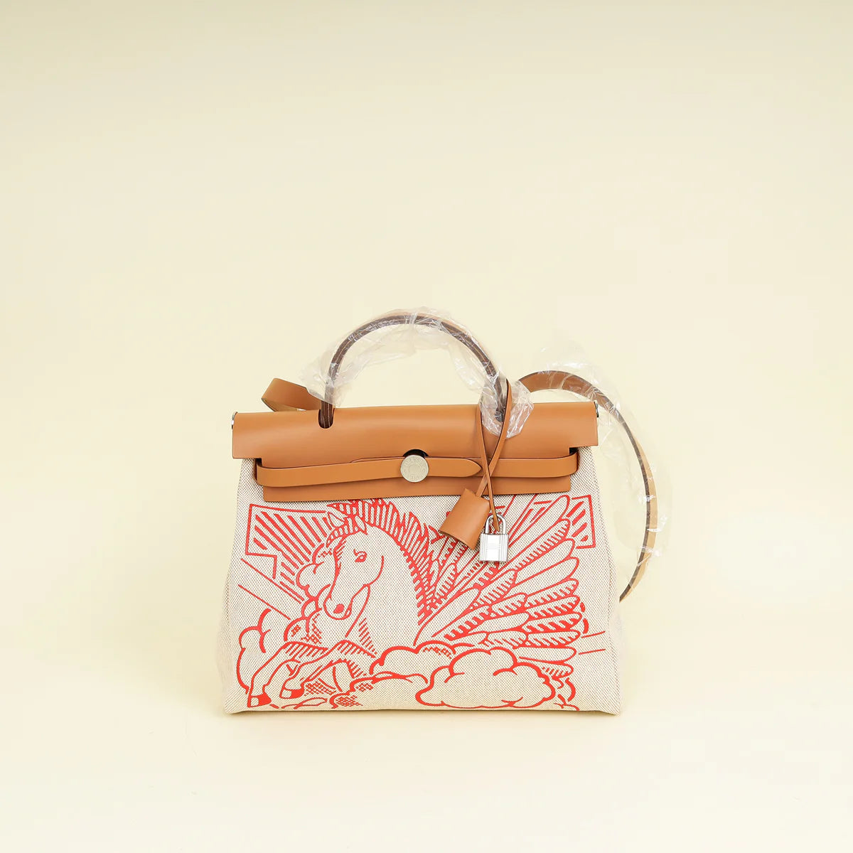 sac à main Hermès Herbag Zip 31 arbore un motif « Pégase Pop » en édition limitée