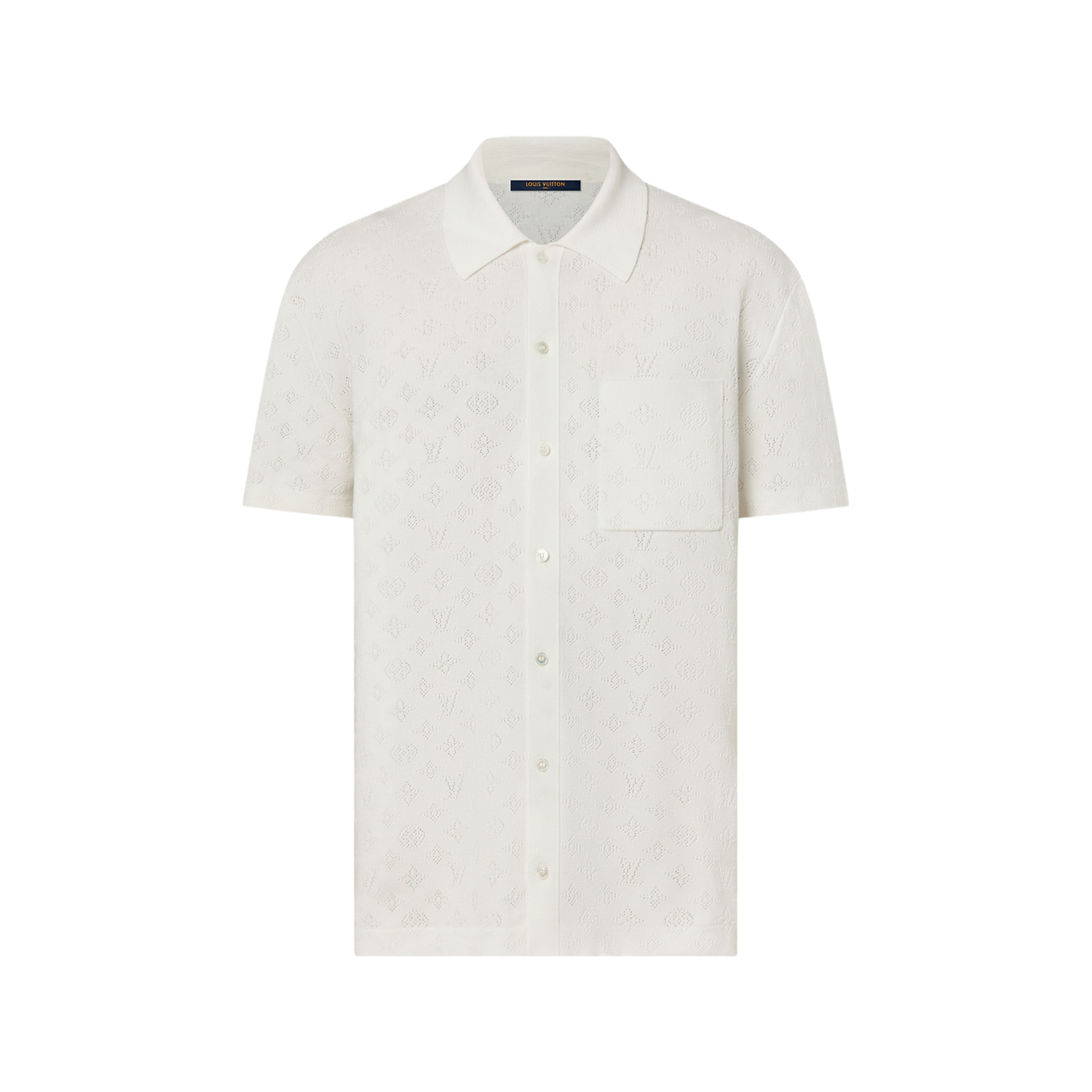 chemise à manches courtes Monogram Pointelle de la maison Louis Vuitton.