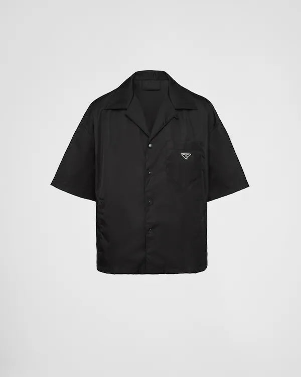 chemise Prada en Re-Nylon noir