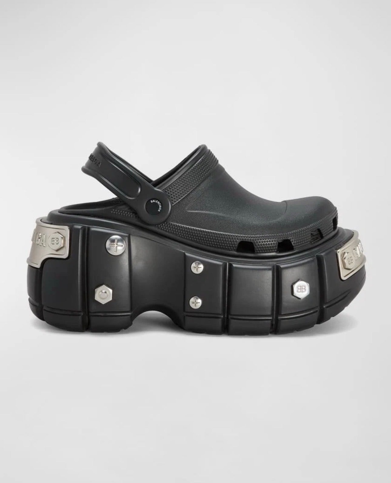 sandales Balenciaga Hardcrocs noires issues de la collaboration avec Crocs