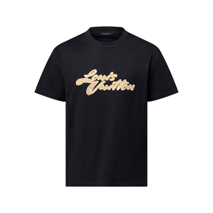 le T-shirt à signatures brodées pour Homme de la maison Louis Vuitton