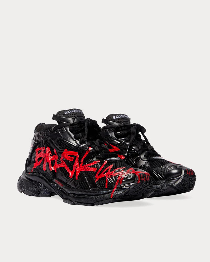 Balenciaga Runner Graffiti Noir Rouge