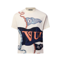 tee-shirt modèle graphique en coton de la marque Louis Vuitton
