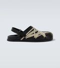 Rick Owens Hollywood Megalaced Mule Granola Noir