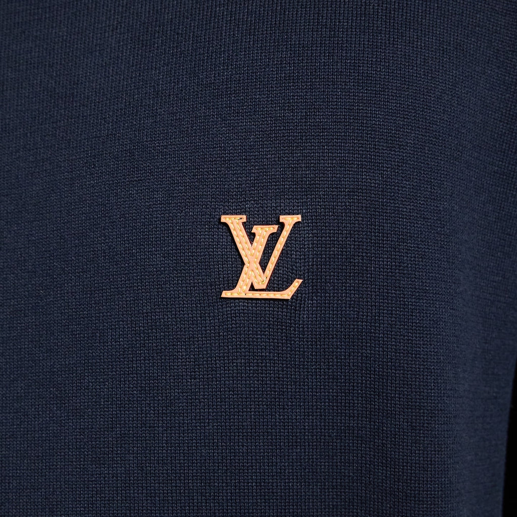 Tee-shirt en maille à signature de la maison Louis Vuitton