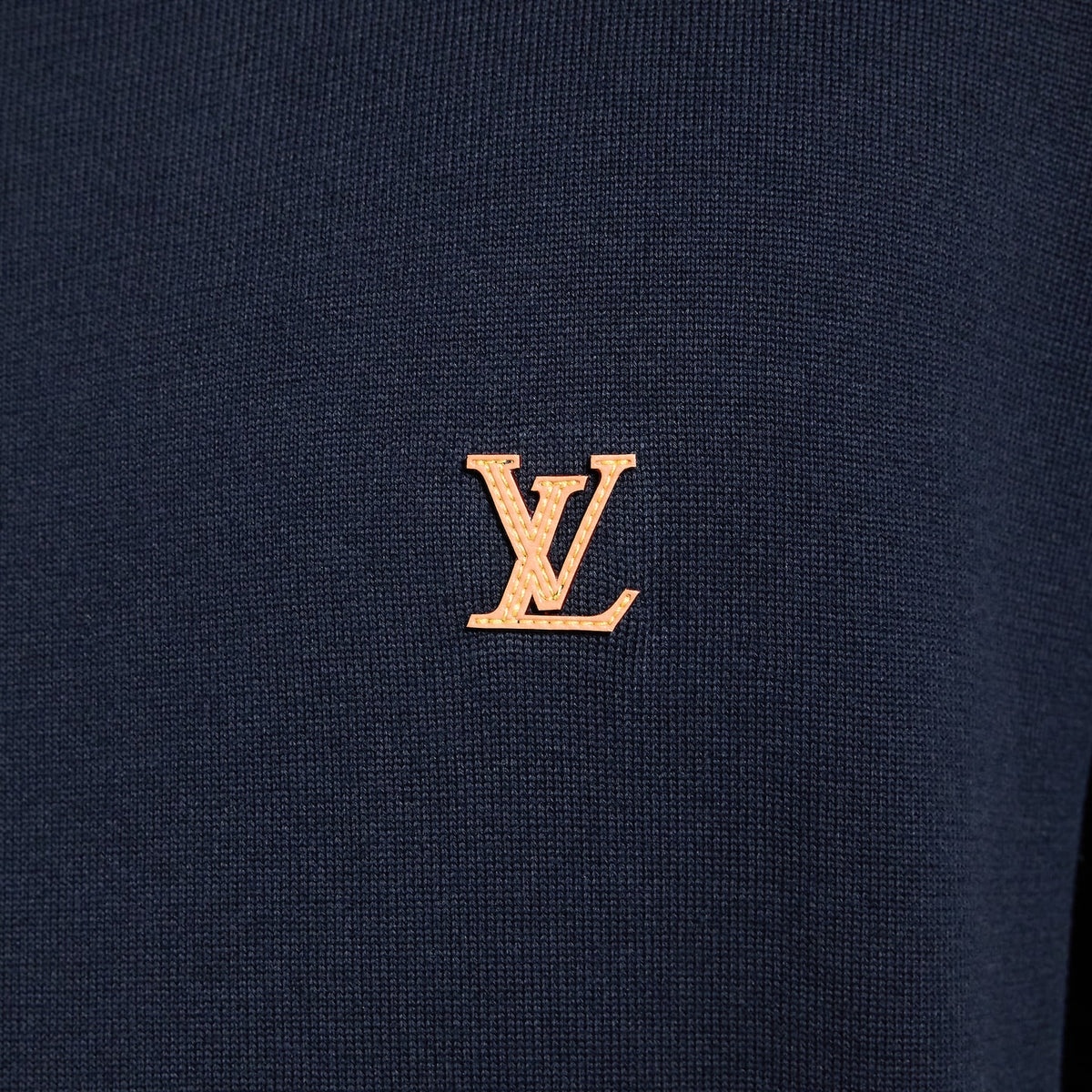Tee-shirt en maille à signature de la maison Louis Vuitton
