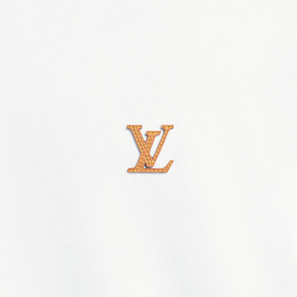 Tee-shirt en maille à signature de la maison Louis Vuitton