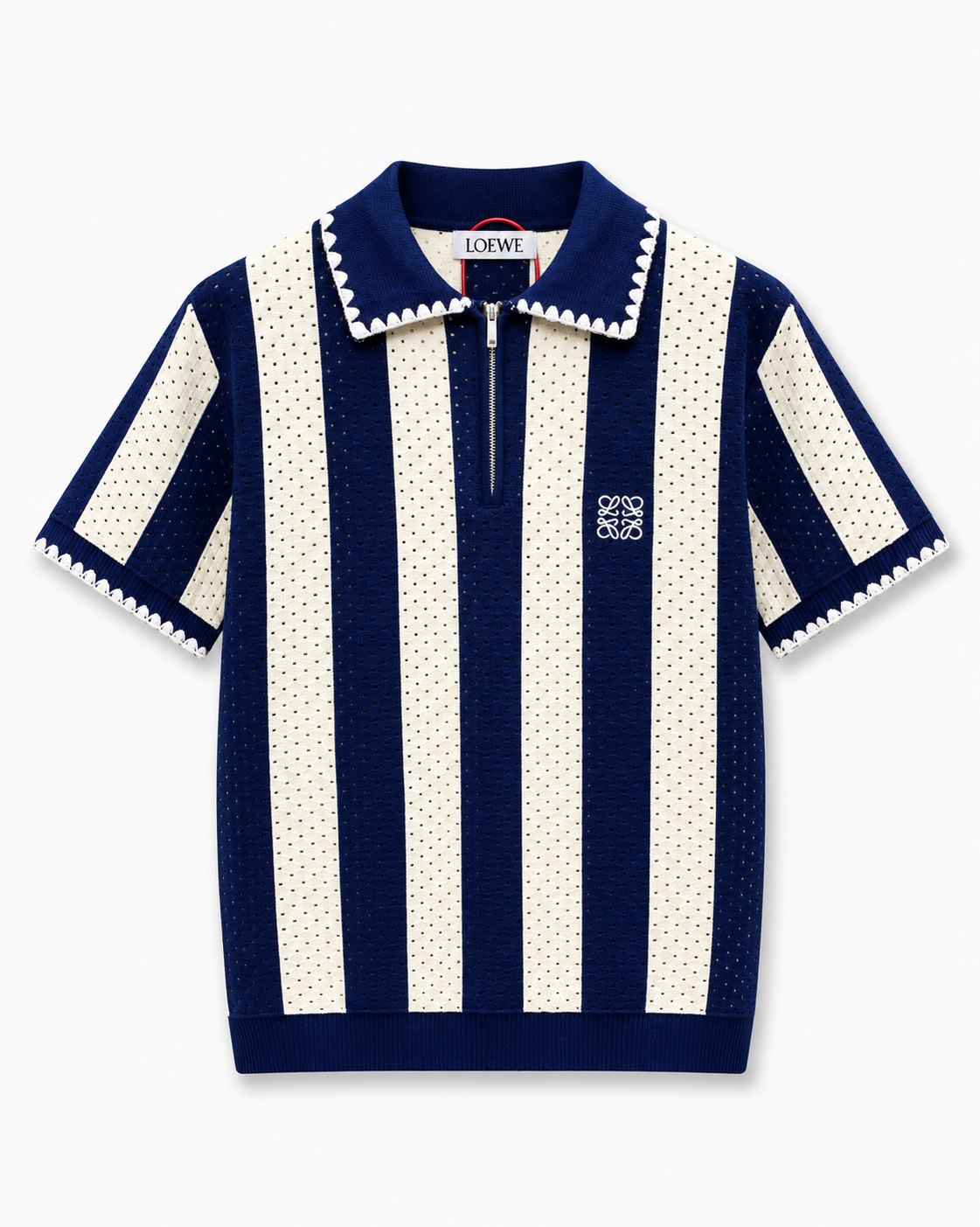 polo en maille à rayures de la marque Loewe