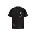 tee-shirt à manches courtes avec signature brodée de la maison Louis Vuitton
